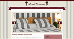 Desktop Screenshot of hostalcervantes.com